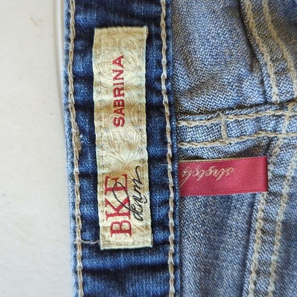 Bke Sabrina denim blue jeans buckle women's size 30x35.5 30 x 35.5 - Picture 5 of 12